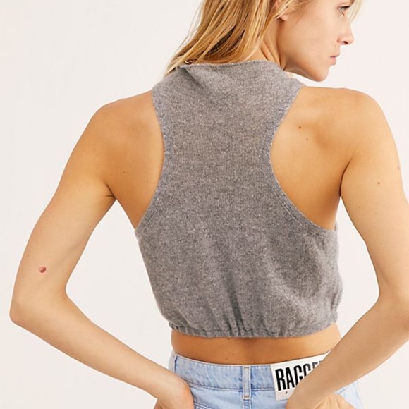 Free People Cashmere crop XS NWT - Picture 2 of 6